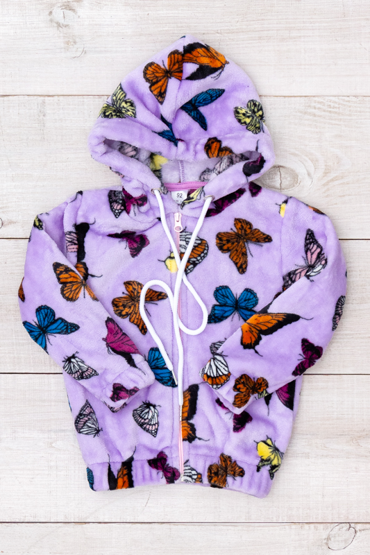 Джемпер для дівчинки (на блискавці)